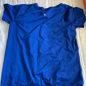 Blue lulu lemon shirt